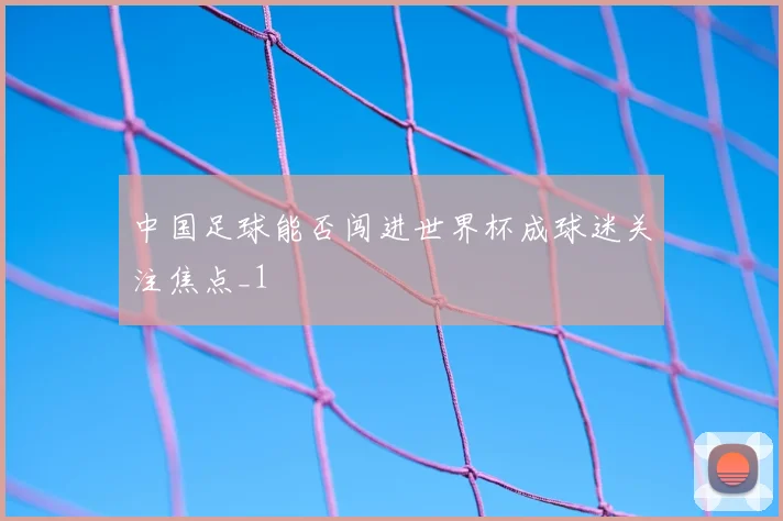 中国足球能否闯进世界杯成球迷关注焦点_1