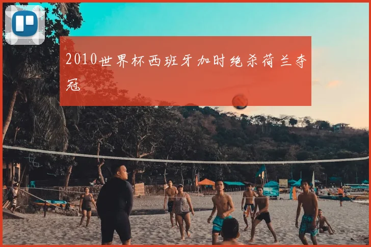 2010世界杯西班牙加时绝杀荷兰夺冠